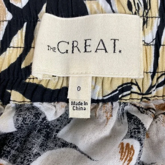 The Great. The Long Highland Maxi Skirt Vintage Hawaiian Floral 0